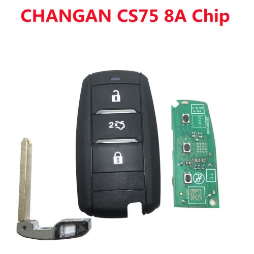 2014-2020 CHANGAN CS35 CS75 Smart Key 70 8A 47 Chip
