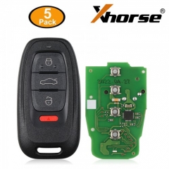 New Xhorse VVDI Audi BCM2 2013-2019 754J Smart Key XSADJ1GL 315/433/868MHz 5Pcs/Lot