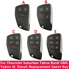 Smart Remote Key Fob For Chevrolet Suburban Tahoe B-uick GMC Yukon XL Denali 2021-2022 YG0G21TB2 3/4/5/6 Button 433MHz ID49 Chip