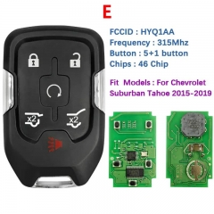 Aftermarket Smart Key For GMC Yukon XL Denali Chevrolet Suburban Tahoe 2015-2019 Remote 315mhz FCC ID HYQ1AA 13508280