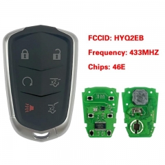 Aftermarket Smart Key 433Mhz PCF7937E Chip FCCID Number HYQ2EB Without Logo For Cadillac Escalade 2015-2016