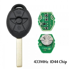 Aftermarket 3 Button Car Remote Key With 434MHz ID44 Chip For Bmw Old Mini Cooper EWS R50 R53 2005-2007 FCCID LX8 FZV