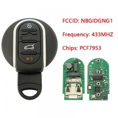 Aftermarekt 3/4 Button Smart Key For BMW MINI Keyless Remote Card PCF7953 433MHz FCC ID NBGIDGNG1