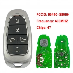 Aftermarket 5 Button Smart Key For Hyundai Palisade Keyless Remote Control 95440-S8550 433MHZ 47 Chip TQ8-F0B-4F27