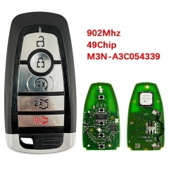 Original Board 5 Button Smart Key For Ford Mustang 2023+ Remote M3N-A3C054339 MR3T-15K601-BB 902Mhz 49 Chip Keyless Go