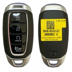 Aftermarket 4 Button Smart Keyless Key Remote 47 Chip 433Mhz PN 95440-S8310 FCC TQ8-FOB-4F19 For Hyundai Palisade