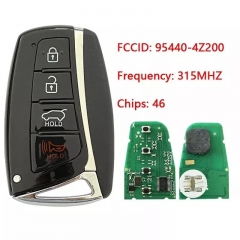 Aftermarket 4 Button Smart Key For Hyundai Santa Fe 2013-2018 FCCID 95440-4Z200 SY5DMFNA04 ID46 PCF7952 Chip