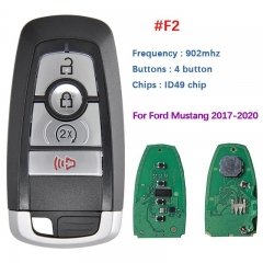 Replacement 4 Button Remote Key For Ford Edge Explorer Expedition Fusion Mondeo With 902 Mhz 49 Chip