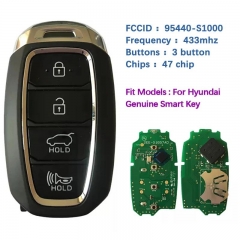 Aftermarket/Original 4 Button Smart Key For Hyundai Santa Fe 2019+ 433mhz Remote 47 Chip 95440-S1000(TM) TQ8-FOB-4F19