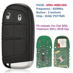 Original 2 Button Smart Key For Fiat Freemont 500L 2012-2018 Remote 433MHZ PCF7945 Chip FCCID M3N-40821302 735577273