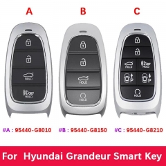 Aftermarket Shell With Original PCB 4/7 Button Smart Key For Hyundai Grandeur Remote 433 MHz 95440-G8010 95440-G8150 95440-G8210