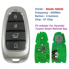 Aftermarket Smart Key For Hyundai Tucson 2022 Remote 4 Buttons 47 Chip NCF29A1X 433MHz FCCID 95440-N9030 Keyless Go