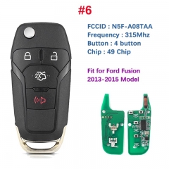 Replacement Remote 315/434/902Mhz 49 Chip Flip Flip Smart Key Control For Ford F150 Mondeo Fusion Escort Transit