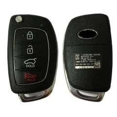 Original 4 Button Remote Key For Hyundai Santafe 2013-2016 Flip Fob 433Mhz FCCID 95430-2W100