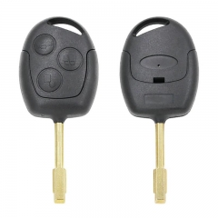 Aftermarket 3 Button Remote Head Key For Ford Mondeo Control ID4C Glass Chip 433Mhz FO21 Blade With Battery