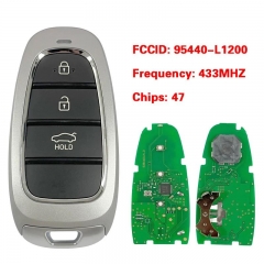 Aftermarket Smart Key For Hyundai Sonata 2020+ Keyless Remote Contorl 433MHz 47 HITAG 3 Chip P/N 95440-L1200 FOB-4F250