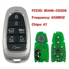 Aftermarket 7 Buttons Smart Key For Hyundai Staria 2021-2022 Keyless FCCID 95440-CG030 FOB-4F28 Hitag 3 47 Chip 433MHZ