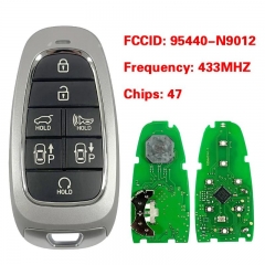 Aftermarket Key For Hyundai Tucson 2022 Smart Key 7 Buttons Keyless Remote Fob 433MHz 47 chip 95440-N9012