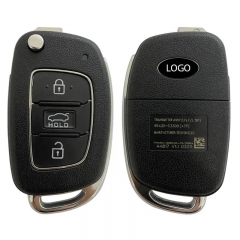 Original 3 Button Flip Key For Hyundai Sonata 2018 Genuine Remote Fob 433MHz FCCID 95430-C3300 With Battery