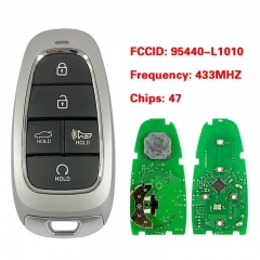 Aftermarket 5 Button Remote Smart Car Key Fob 47 Chip 433Mhz TQ8-F08-4F27 FCC 95440-L1010 For Hyundai Sonata 2019-2020