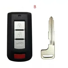 Aftermarket 3/4 Button Smart Key PN 8637B639 OUCGHR-M013 315MHZ 47 Chip For Mitsubishi Mirage Eclipse Cross 2018-2022