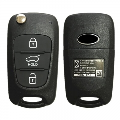 Original 3 Button Genuine Flip Key For Hyundai i30 For KIA Rio Kluczyk Pilot 2012 433mhz FCCID RKE-4F04 Without Chip