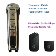 Original 4 Button Smart Key Proximity Remote Fob 95440-J5000 FCC TQ8-FOB-4F15 433 MHz 47 Chip For Kia Stinger 2018