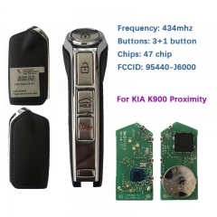 Original 4 Button Proximity Smart Key 47 Chip 433mhz FCC TQ8-FOB-4F17 Part Number 95440-J6000 For KIA K900