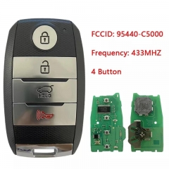 Aftermarket 4 Button Smart Car Key For KIA Sorento 2015+ Remotes Frequency 433MHz 47 Chip FCCID Number 95440-C5000