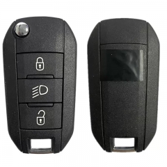 Original Genuine 3 Button Flip Key Fob Remote 315Mhz USA Market 9674001280 HELLA For P-eugeot 208 2008 301 508