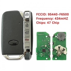 Aftermarket 4 Button Smart Key For KIA 2020 Remote Fob 433MHz HITAG 3 Transponder FCCID 95440-F6500 Keyless Go