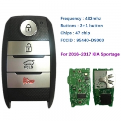 Aftermarket 4 Button Smart Key With Frequency 433Mhz FCCID 95440-D9000 47 Chip For KIA Sportage 2016-2017