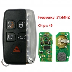 Aftermarket/Original 5 Button Smart Key For Range Rover Evoque/Sport/2010- 2016 Remote With 315 Mhz PCF7953P Chip