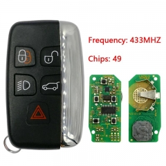 Aftermarket 5 Button Smart Key For Range Rover Evoque/Sport/ 2010- 2016 Remote With 315/433Mhz PCF7953P Chip