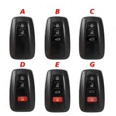 Aftermarket 2/3/4 Button Smart Key Remote B2U2K2R HITAG AES NCF29A1M 433MHz 8990H-02050 For Toyota Corolla 2018+