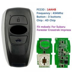 Aftermarket Key Smart Remote 4D Chip 312/434mhz 281451-5801 14AHB For Subaru BRZ L-egacy Impreza-XV Forester 2014-2015