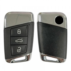 Original 3 Buttn Smart Keyless Key 434.4mhz 5C Chip HU162T FCC 3GD 959 725 For VW Skoda Superb Facelift Remote