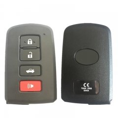 Aftermarket 4 Button Smart Card Key For Toyota With 434MHZ BA4EK 8A Chip Board Number 61E377-0010