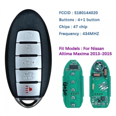 Aftermarket 5 Buttons Smart Remote Car Key For Altima Maxima 2013-2015 With 433MHz PCF7953X Chip S180144020