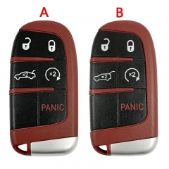 Replacement 5 Button Smart Car Key Case Shell For Dodge Challenger Charger SRT Dart Durango Jeep Chrysler 300 Replace