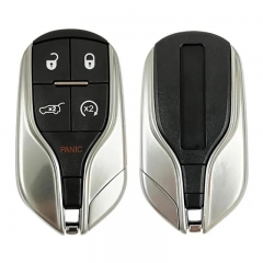 Aftermarket 5 Button Key Housing Applicable For Jeep Dodge's Maserati Appearance Modified Shell With Blade Key