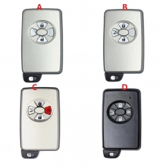 2 /3 /4 Buttons Rpelacement Key Shell For Toyota Replacement Smart Card Remote Car Key Case Cover With Uncut Blade