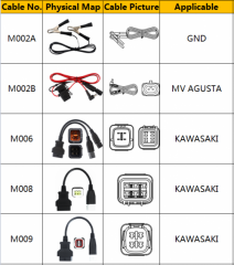 OBDSTAR MS50 Optional Cable M002A M003A M002B M006 M008 M009 M011 M013 M014 M015 M020 M022 M024 M034 M037 M038 M040 M042 M043 M045 M046 M047 M052 M086