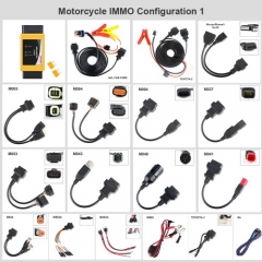 OBDSTAR Motorcycle IMMO Kit Full Adapters Configuration 1 for X300 DP Plus/ X300 DP/ X300 PRO4/ Key Master DP