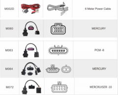 OBDSTAR Mercury Cables M063 M064 M072 M078 M002B M002D