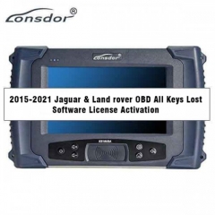 Lonsdor JLR License for 2015-2021 Land Rover Jaguar Key Programming Write-to-start via OBD