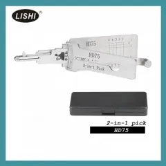 LISHI HD75 Flat Milling Honda Suzuki KYMCO Kawasaki and Other Motorcycle Right Groove 2-in-1 Tool