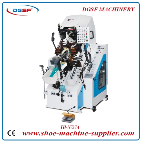 9 Pincers Hydraulic Shoe Toe Lasting Machine N737A