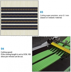 Big screen hot and cold strap cutting machine