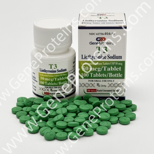 T3 (Liothyronine Sodium) 50mcg/tablet,100tablets/bottle